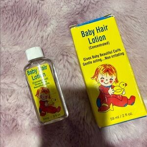 Baby Hair Lotion with Yellow and Red Packaging 2 bottles